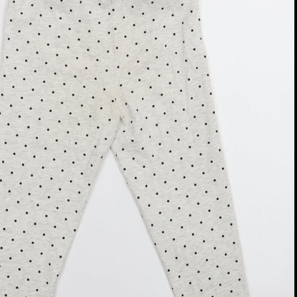 Primark Girls White Polka Dot   Pyjama Pants Size 13-14 Years