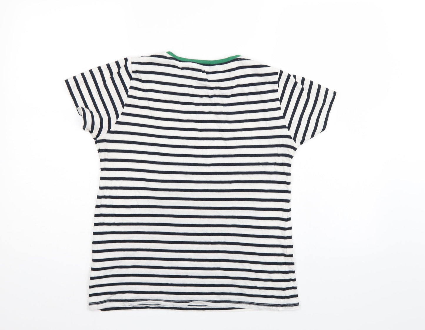 Womens UK Size 8 New Look Multicoloured Basic T-Shirt