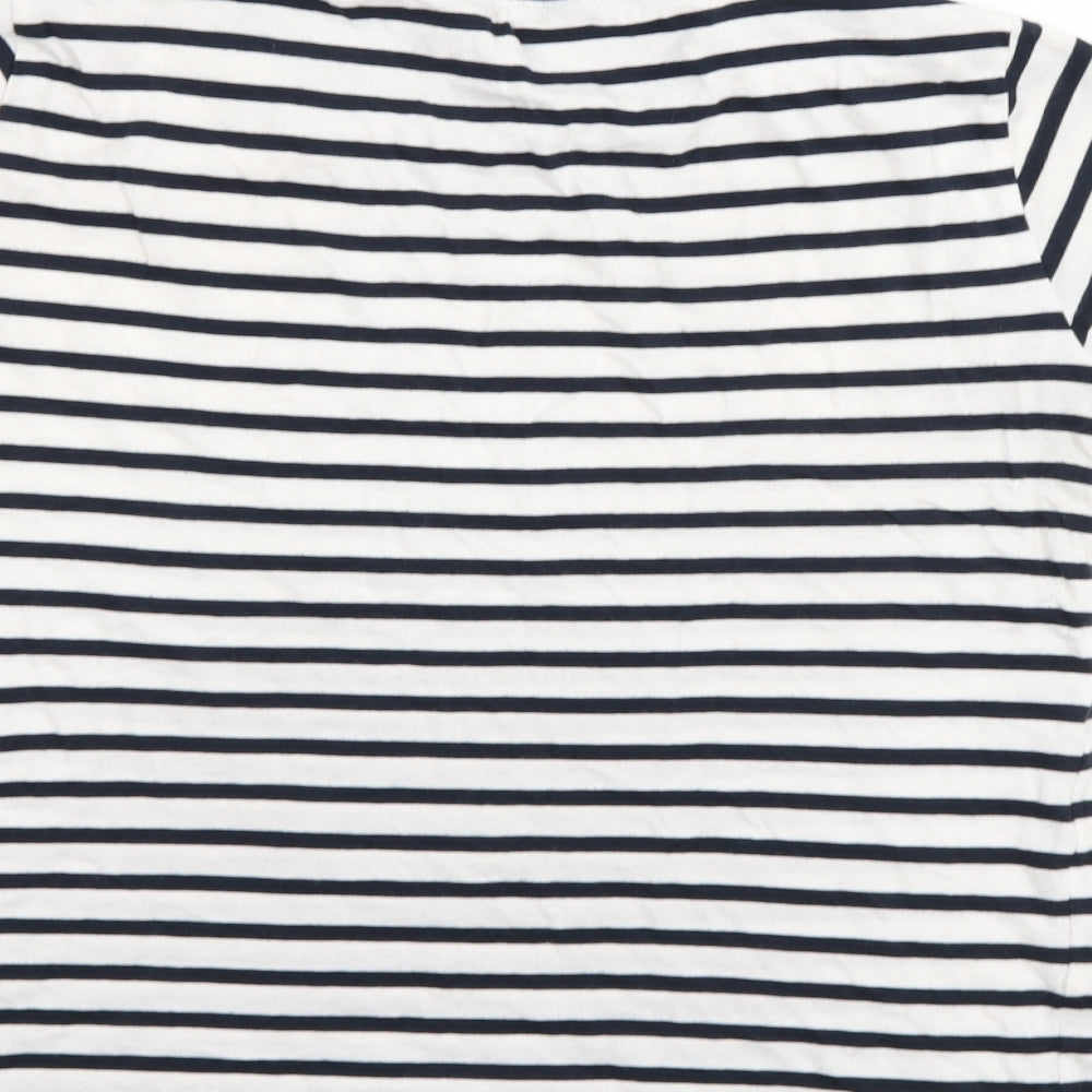 Womens UK Size 8 New Look Multicoloured Basic T-Shirt