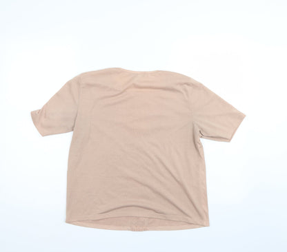 Primark Womens Beige   Basic Blouse Size 12
