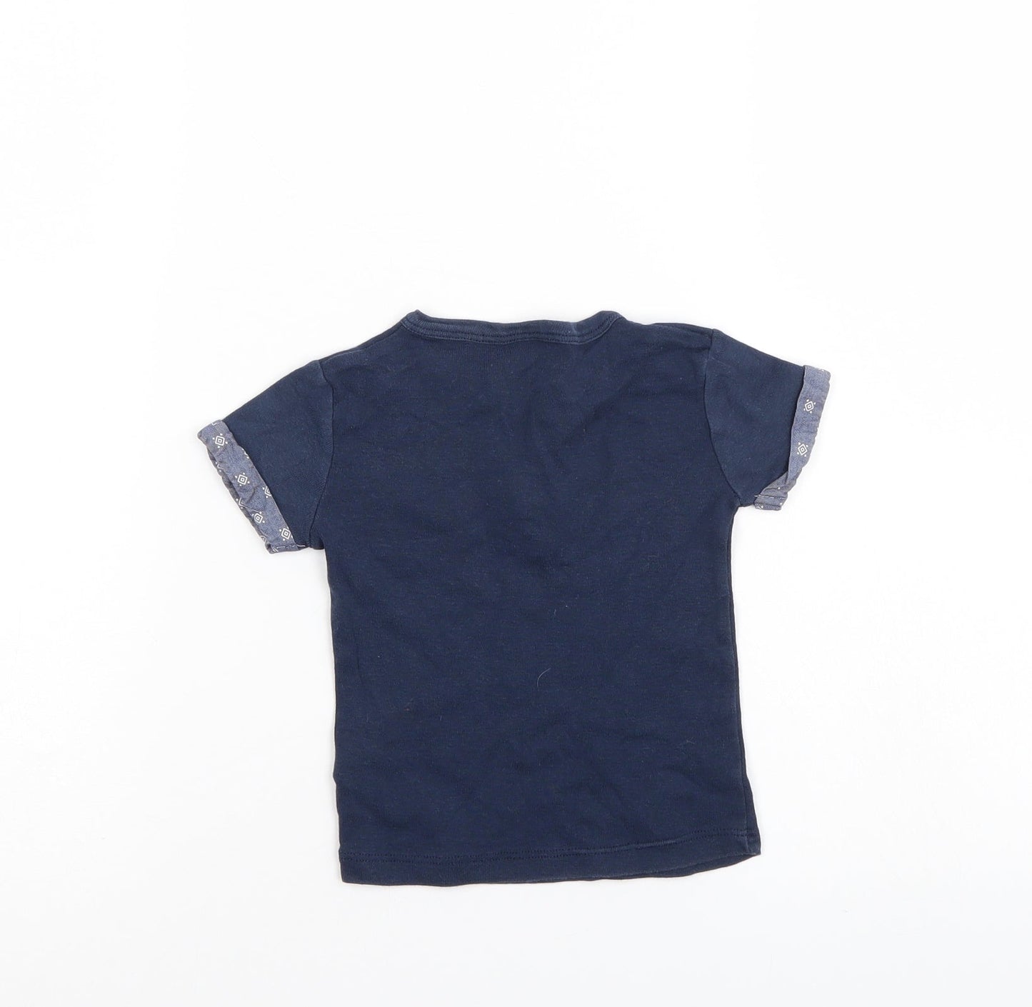 F&F Boys Blue   Pullover T-Shirt Size 6-9 Months