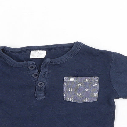 F&F Boys Blue   Pullover T-Shirt Size 6-9 Months