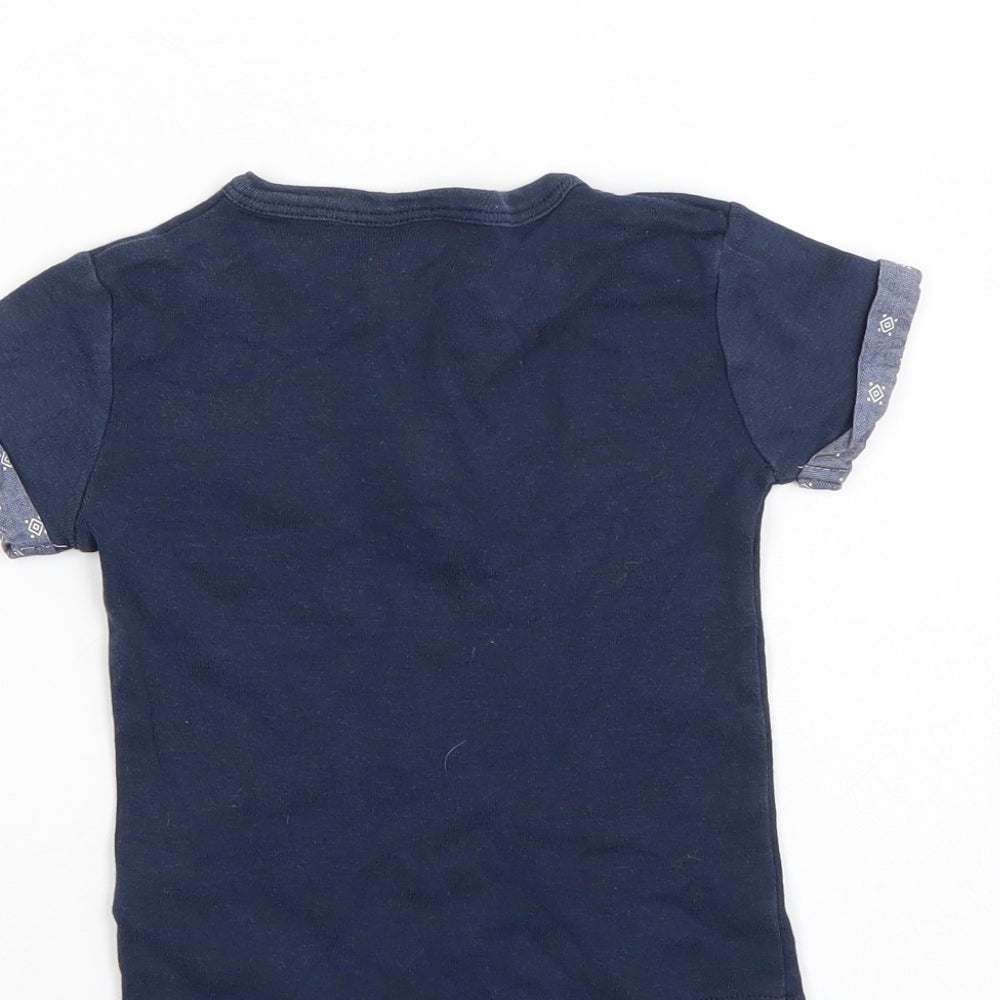 F&F Boys Blue   Pullover T-Shirt Size 6-9 Months