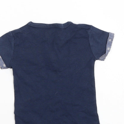F&F Boys Blue   Pullover T-Shirt Size 6-9 Months