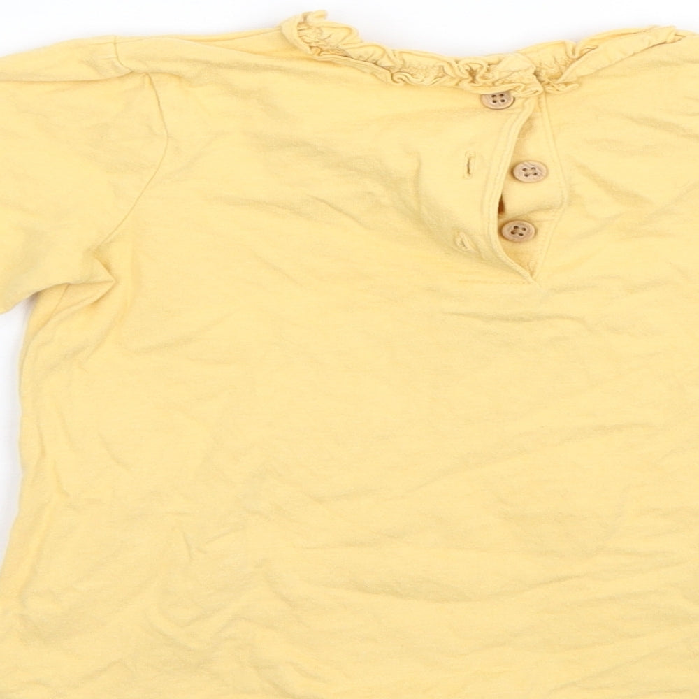 George Girls Yellow   Pullover Jumper Size 18-24 Months