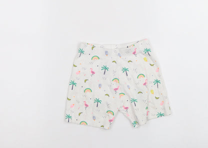 F&F Girls Multicoloured   Cropped Trousers Size 12-18 Months  - shorts