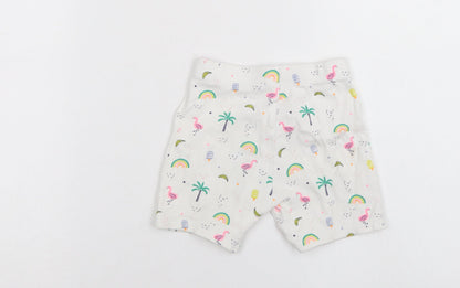 F&F Girls Multicoloured   Cropped Trousers Size 12-18 Months  - shorts