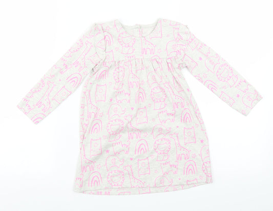George Girls Green Polka Dot  Fit & Flare  Size 12-18 Months