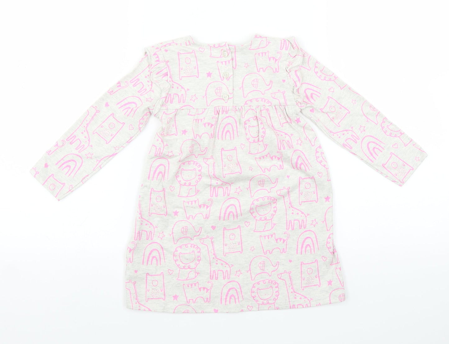 George Girls Green Polka Dot  Fit & Flare  Size 12-18 Months