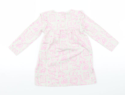 George Girls Green Polka Dot  Fit & Flare  Size 12-18 Months