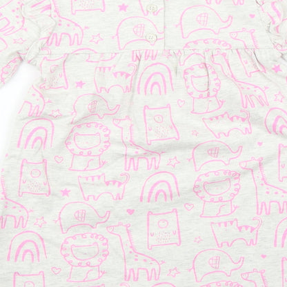 George Girls Green Polka Dot  Fit & Flare  Size 12-18 Months
