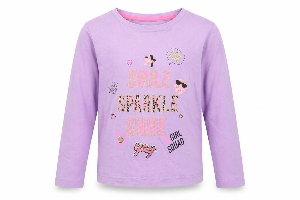Pep&Co Girls Purple   Basic T-Shirt Size 18-24 Months