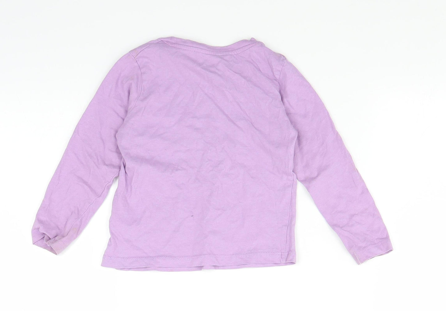 PEP & CO Girls Purple   Basic T-Shirt Size 18-24 Months