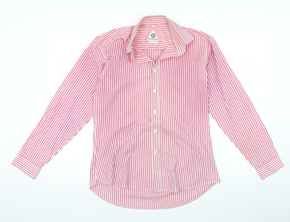 Mens UK Size 15.5 Lambretta Pink  Button-Up Long Sleeve Casual Shirt