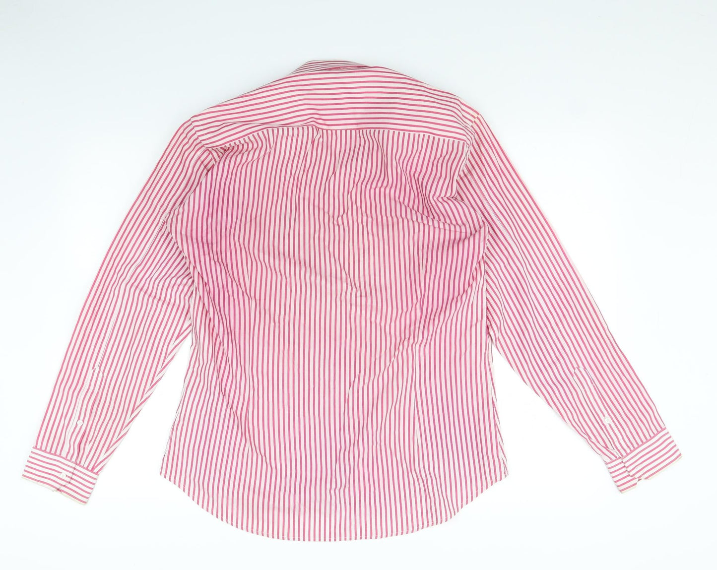 Mens UK Size 15.5 Lambretta Pink  Button-Up Long Sleeve Casual Shirt