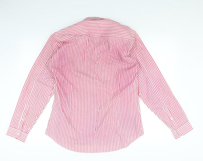 Mens UK Size 15.5 Lambretta Pink  Button-Up Long Sleeve Casual Shirt