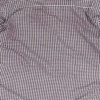 Mens UK Size M PIERE CANDIN Red  Button-Up Long Sleeve Casual Shirt