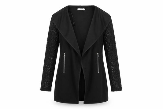 Womens UK Size M QED London Black Jacket