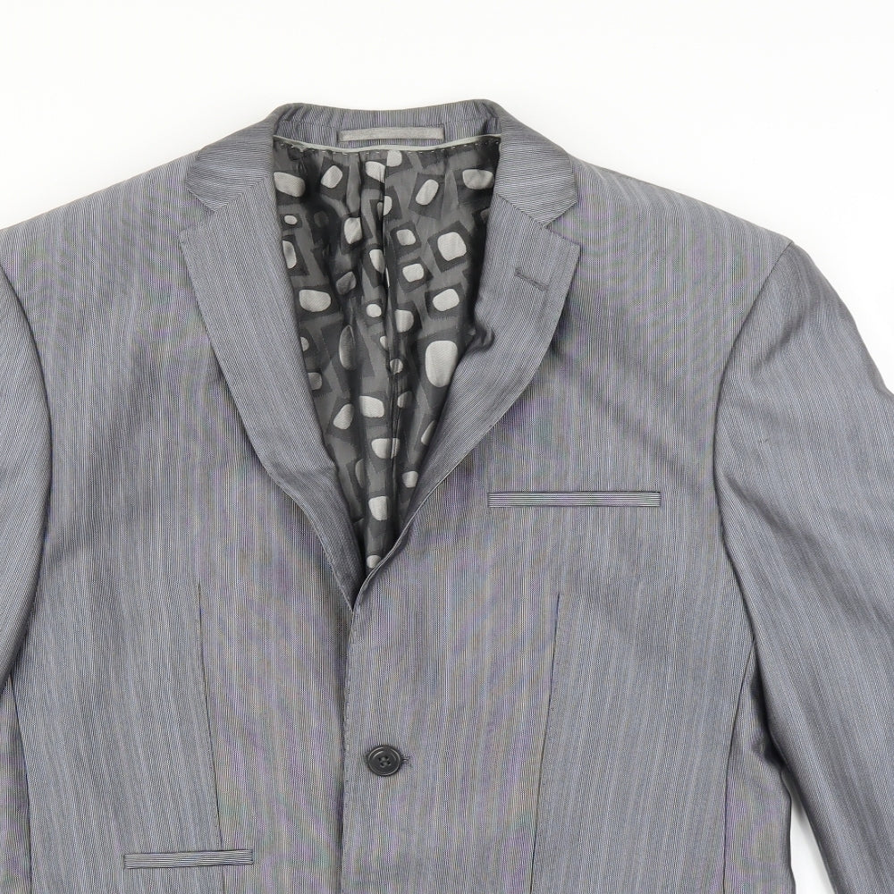 Mens UK Size 36 Stonebridge Regular Grey Suit Jacket