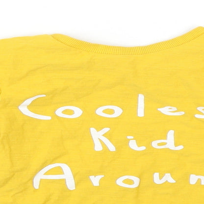 Matalan Baby Yellow   Basic T-Shirt Size 18-24 Months