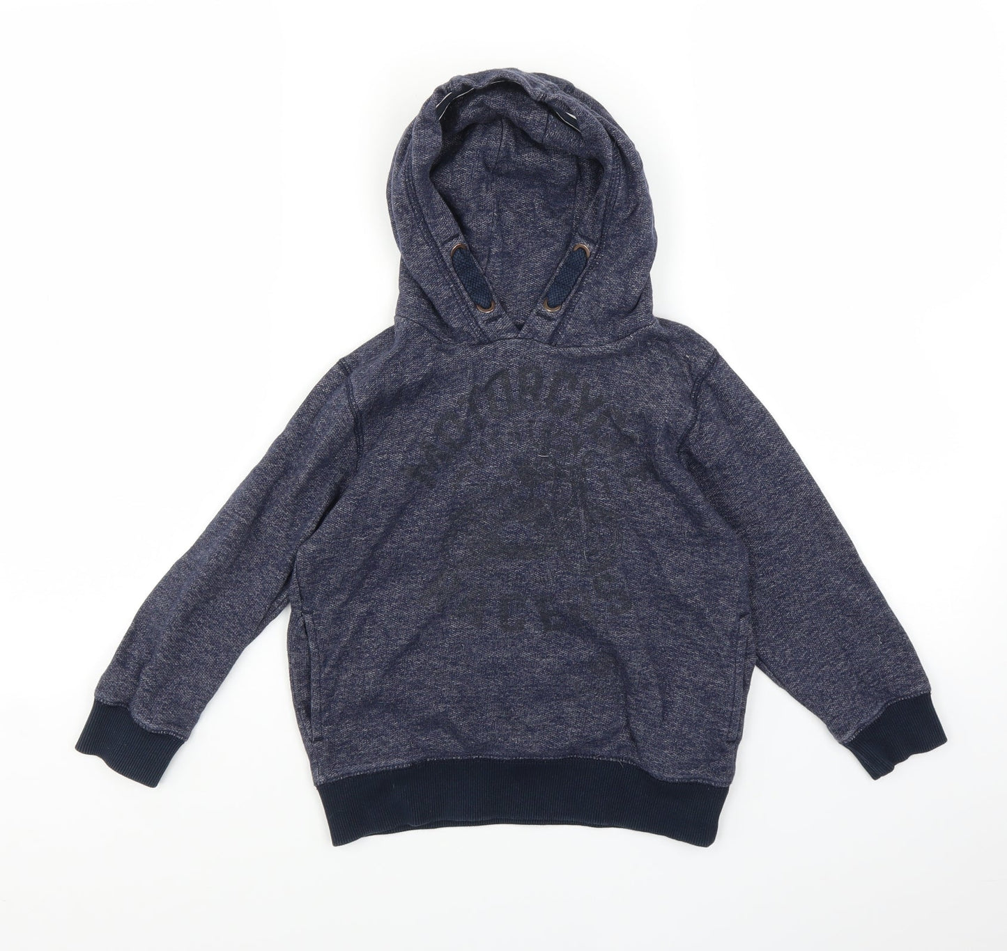 NEXT Boys Blue  Rayon Pullover Hoodie Size 6 Years