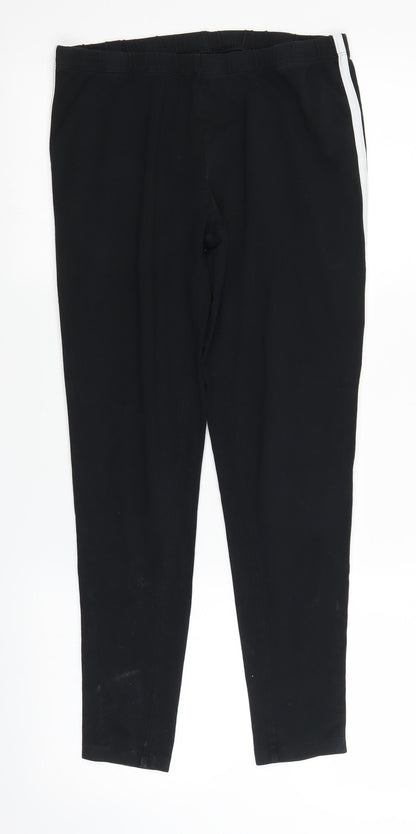 Womens UK Size 14 Marks and Spencer Regular Fit  Black Trousers