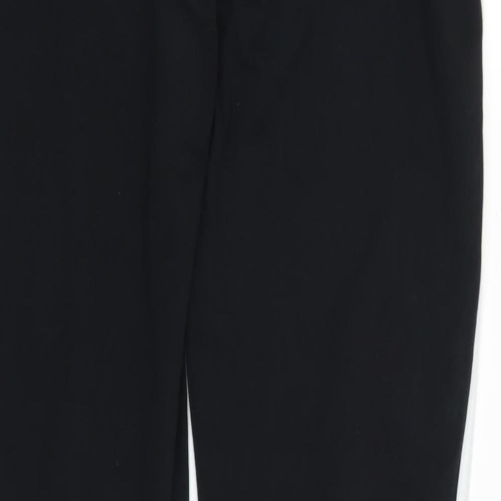 Womens UK Size 14 Marks and Spencer Regular Fit  Black Trousers