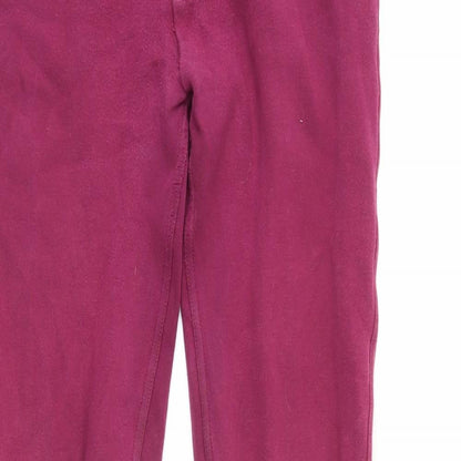 Saxon Womens Purple   Trousers  Size 10 L26 in