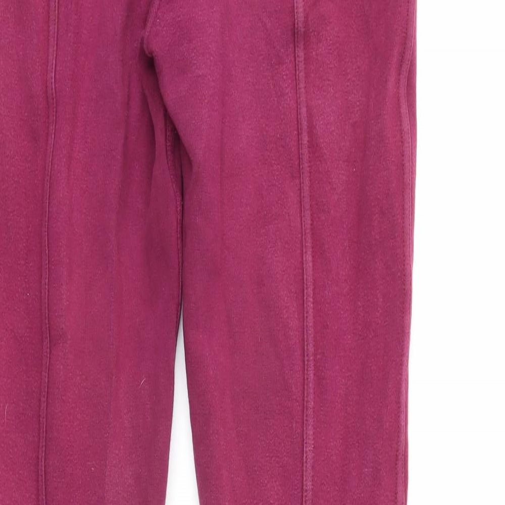 Saxon Womens Purple   Trousers  Size 10 L26 in