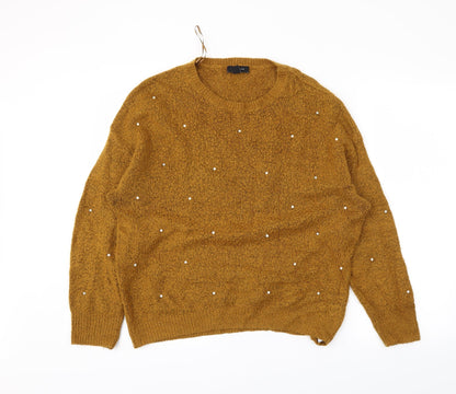 newlok Womens Brown   Pullover Jumper Size M