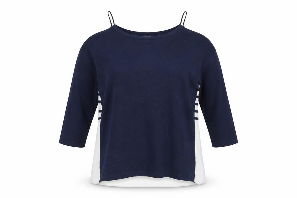 Womens UK Size 12 TU Blue Tunic Polo