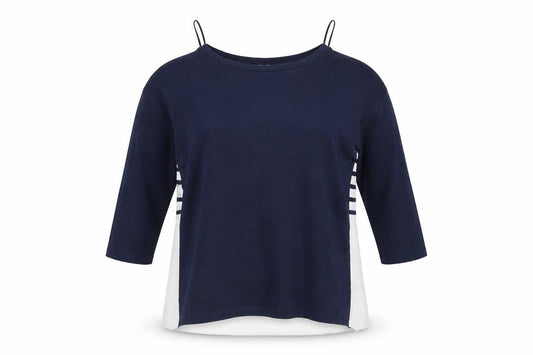 Womens UK Size 12 TU Blue Tunic Polo