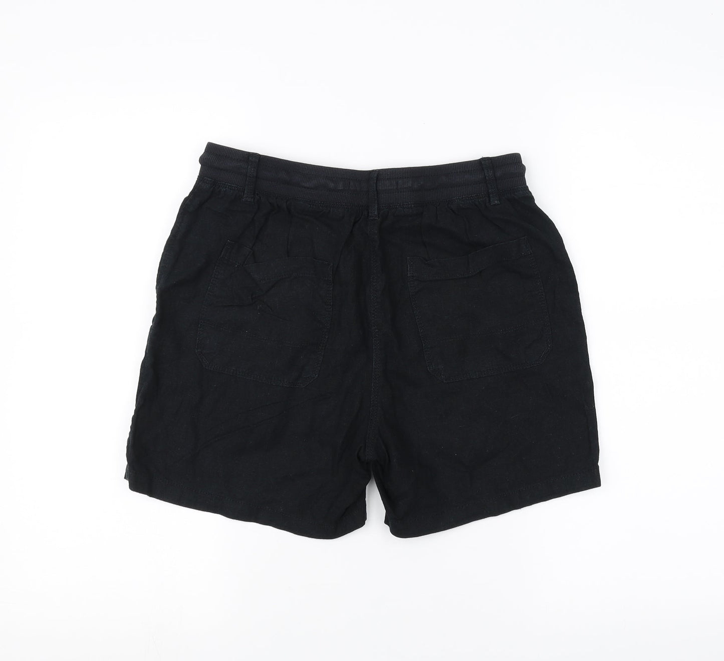 Marks and Spencer Womens Black   Sweat Shorts Size 8