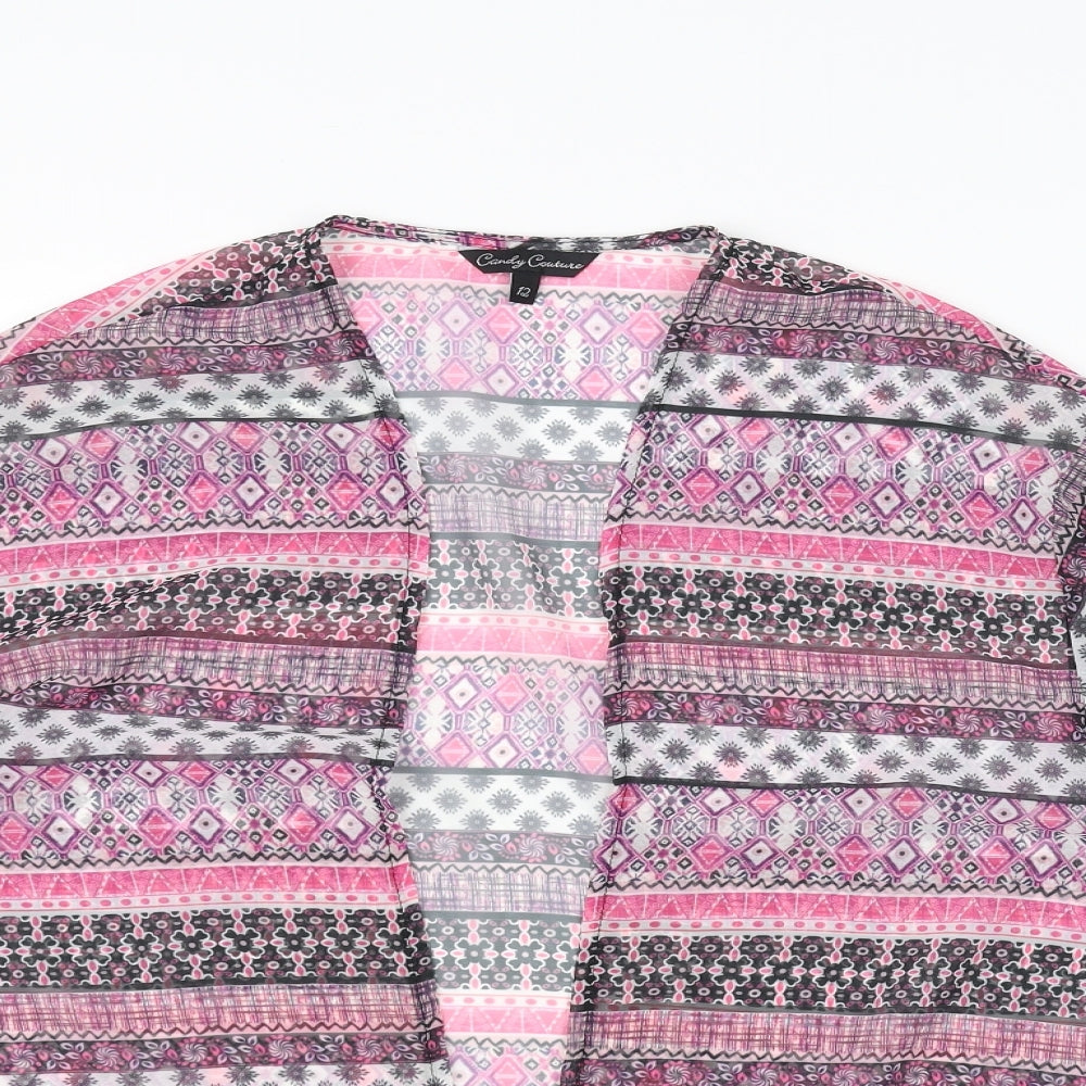 Candy Couture Womens Pink   Cardigan Jumper Size 12