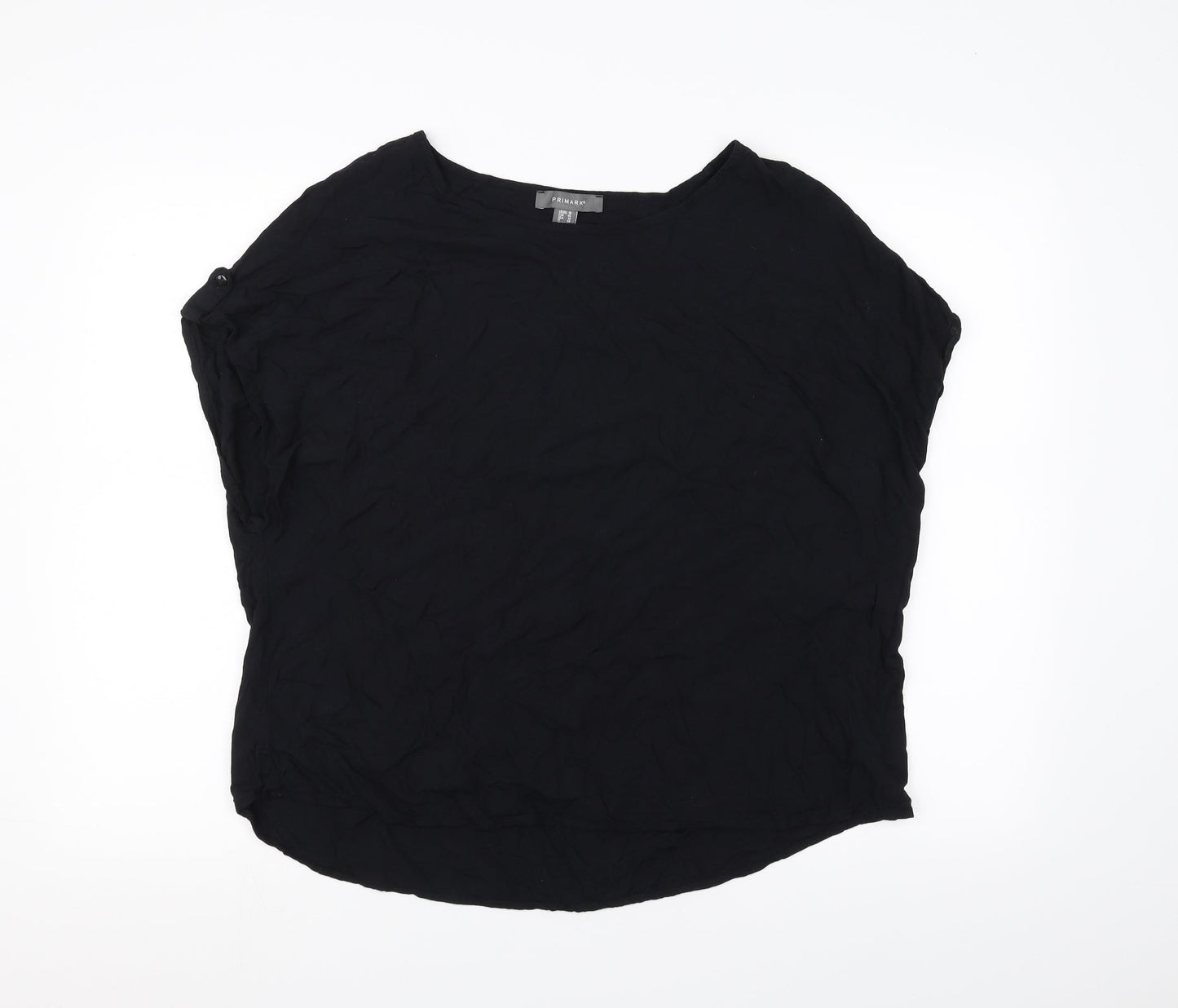 Primark Womens Black   Basic T-Shirt Size 18