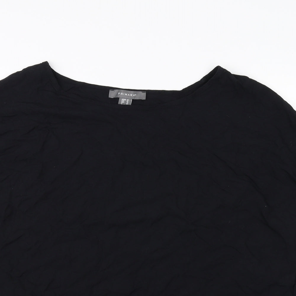 Primark Womens Black   Basic T-Shirt Size 18