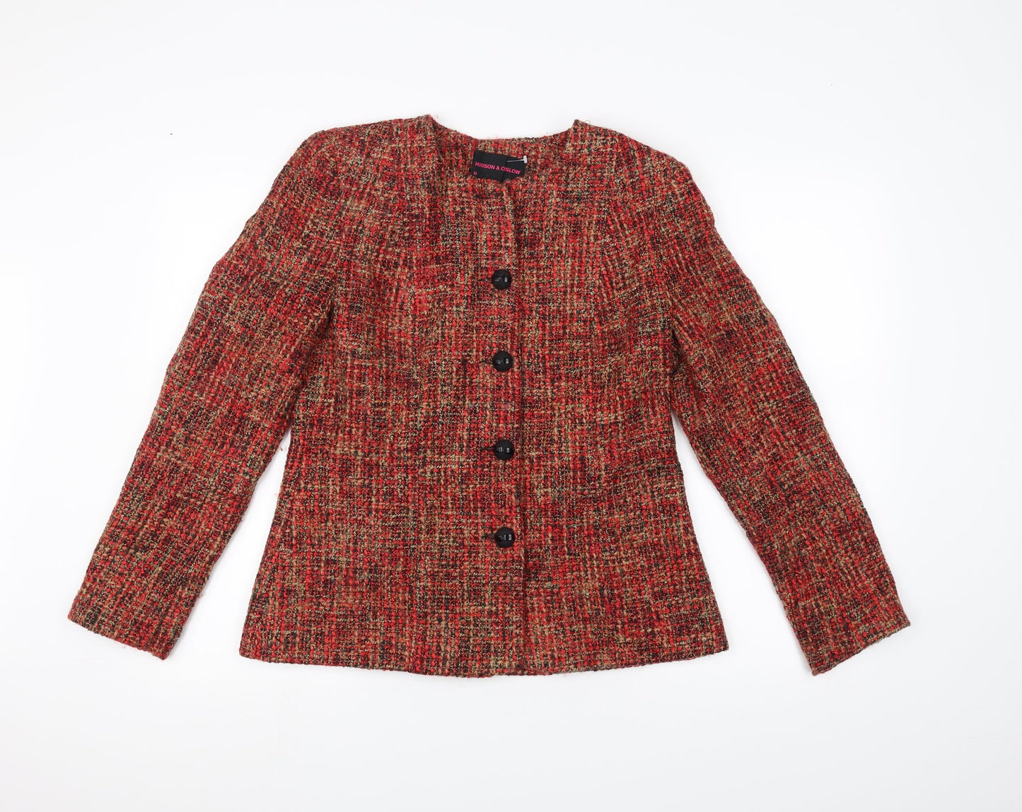 Womens UK Size 10 Hudson & Onslow Red Jacket
