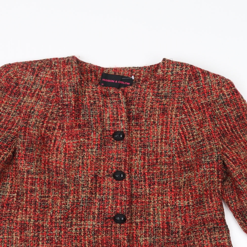 Womens UK Size 10 Hudson & Onslow Red Jacket