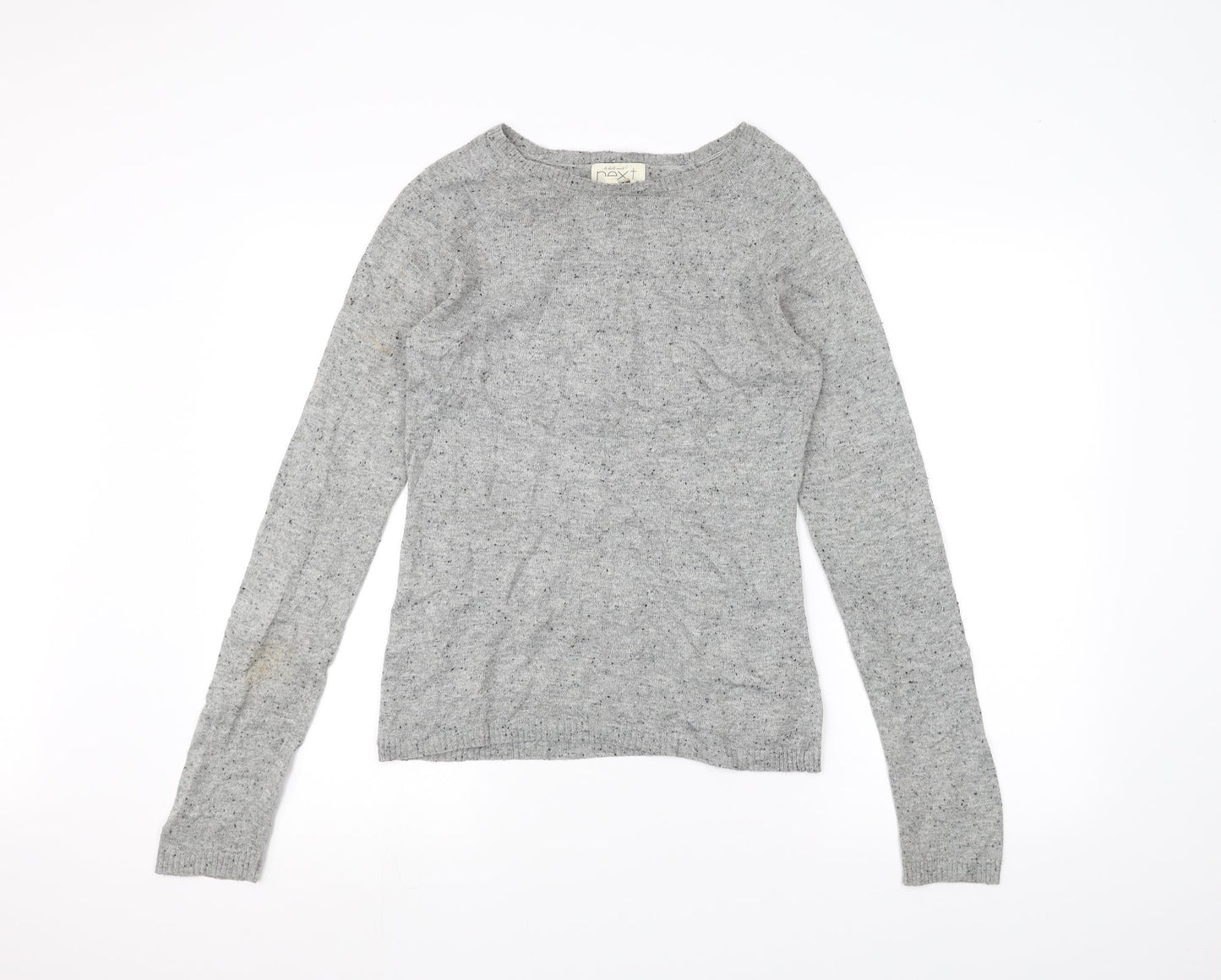 Womens UK Size 8 NEXT Grey Basic T-Shirt