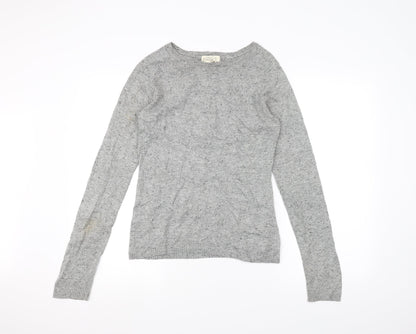 Womens UK Size 8 NEXT Grey Basic T-Shirt