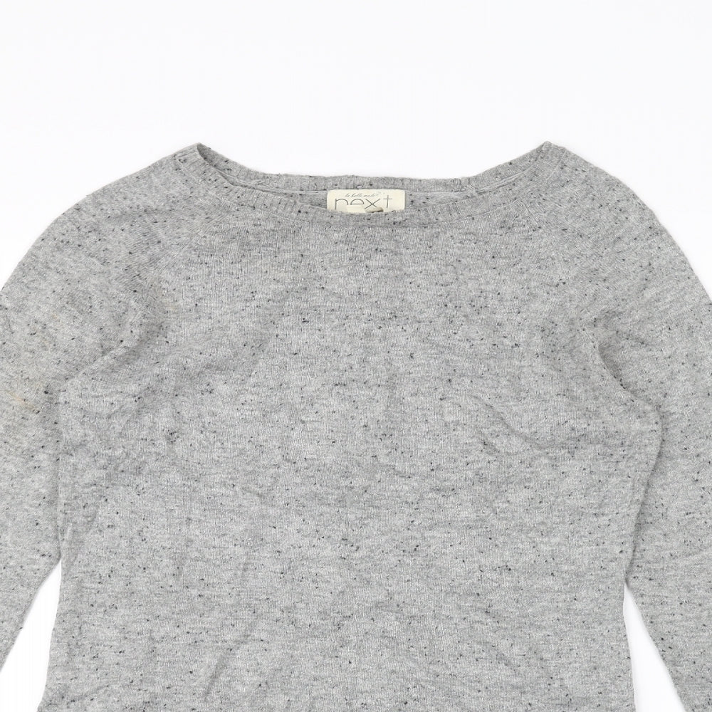 Womens UK Size 8 NEXT Grey Basic T-Shirt