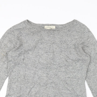 Womens UK Size 8 NEXT Grey Basic T-Shirt