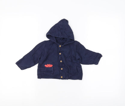 Mothercare Baby Blue   Jacket  Size 9-12 Months