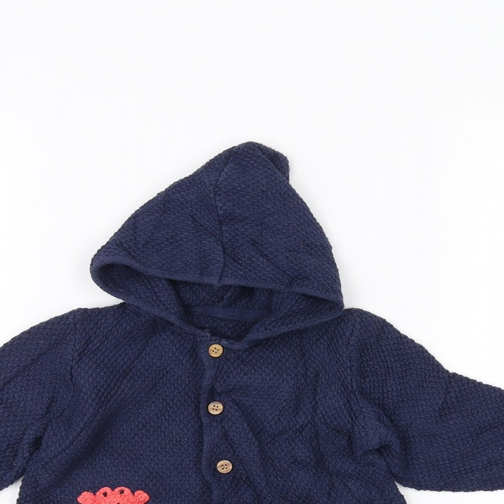 Mothercare Baby Blue   Jacket  Size 9-12 Months