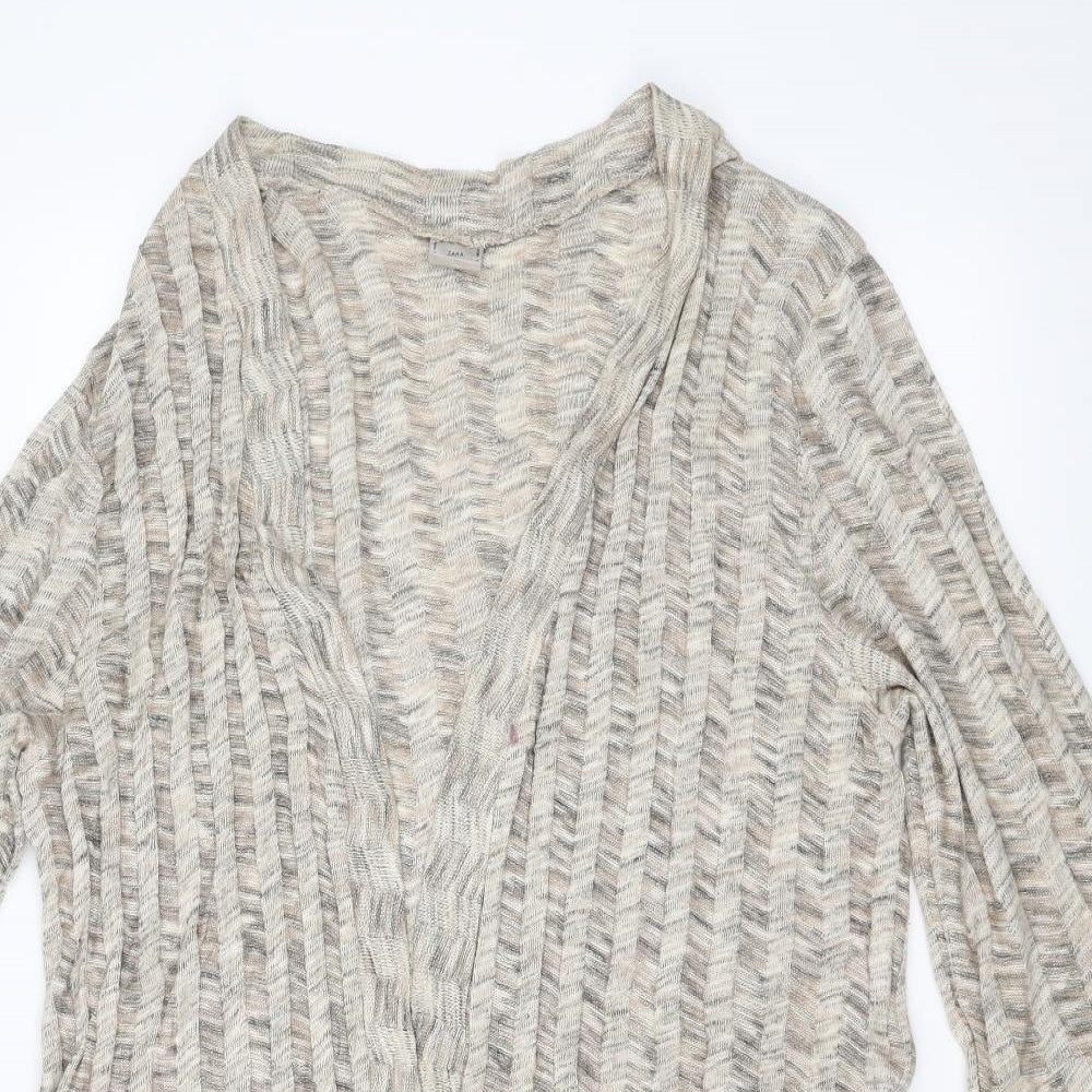 Zara Womens Brown   Cardigan Jumper Size L