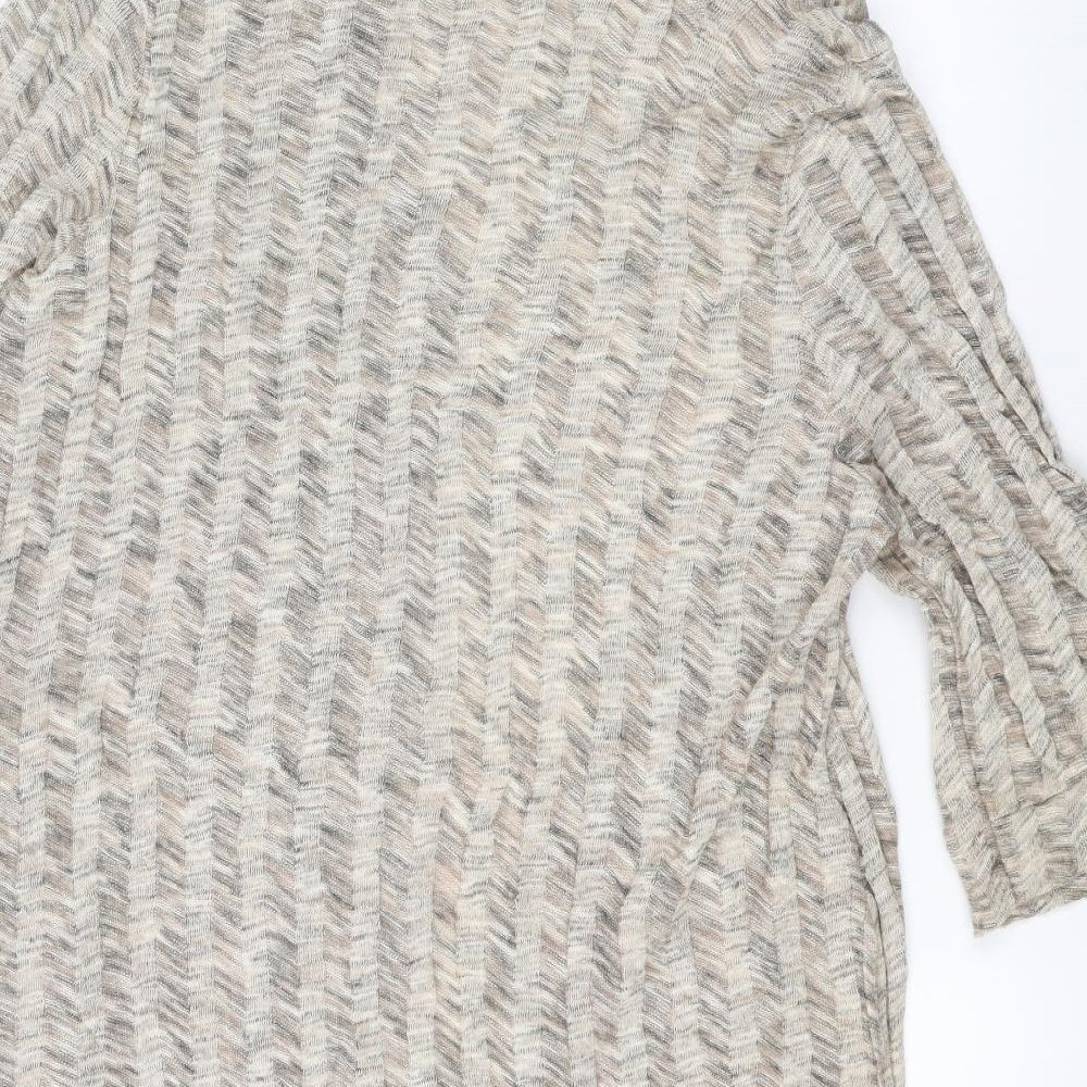 Zara Womens Brown   Cardigan Jumper Size L