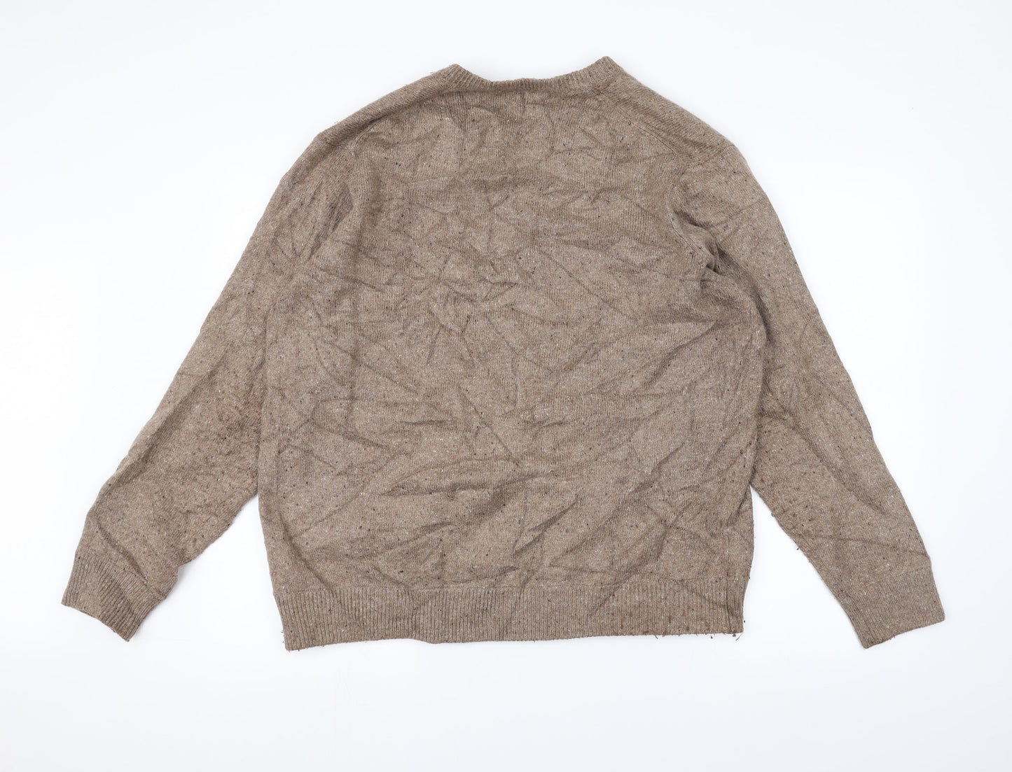 Marks and Spencer Mens Brown  Knit Pullover Jumper Size L