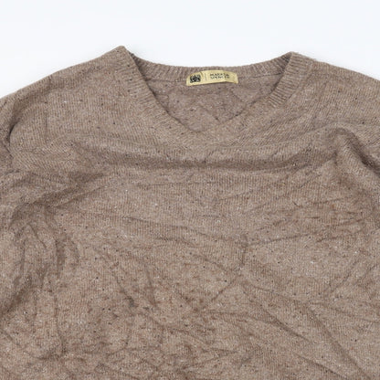 Marks and Spencer Mens Brown  Knit Pullover Jumper Size L