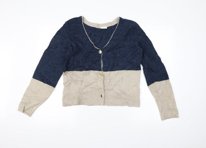 villa Womens Blue   Cardigan Jumper Size M