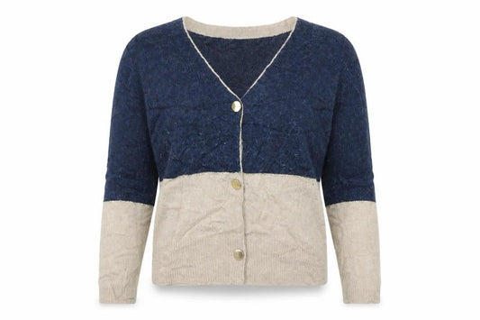 villa Womens Blue   Cardigan Jumper Size M
